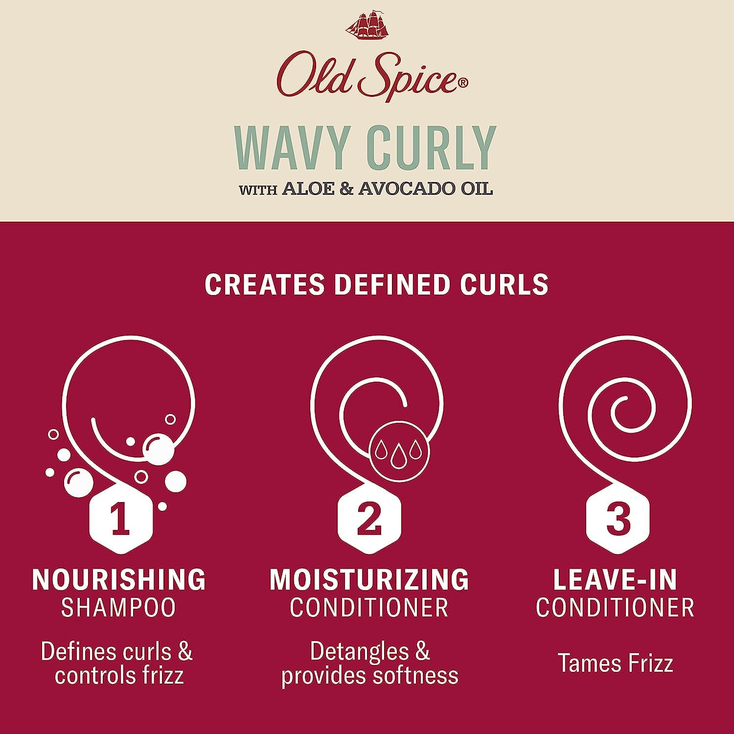 Old Spice Mens Haircare Routine Box promotes quick grooming and on-the-go care.