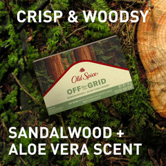 Old Spice six-bar pack image emphasizes value and long-lasting supply.