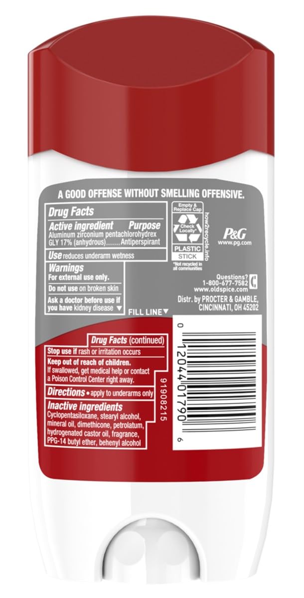 Old Spice Playmaker glide provides long-lasting, invisible protection.