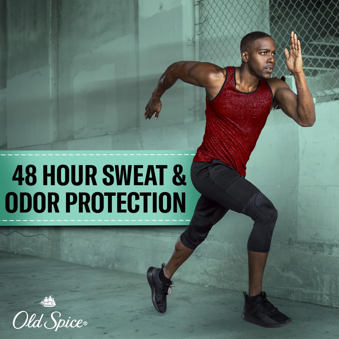 Old Spice Pure Sport soft solid applying underarms for daily use.