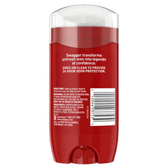 Three Old Spice Swagger deodorants in Red Collection for value and consistency