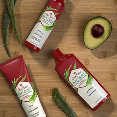 Old Spice Regimen Bundle packaging showcases an easy three-step routine.