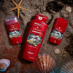 Old Spice Sharkhammer gym-bag-ready setup supports daily on-the-go use.