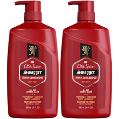 Old Spice Swagger bottle with cedarwood-lime scent for daily freshness.