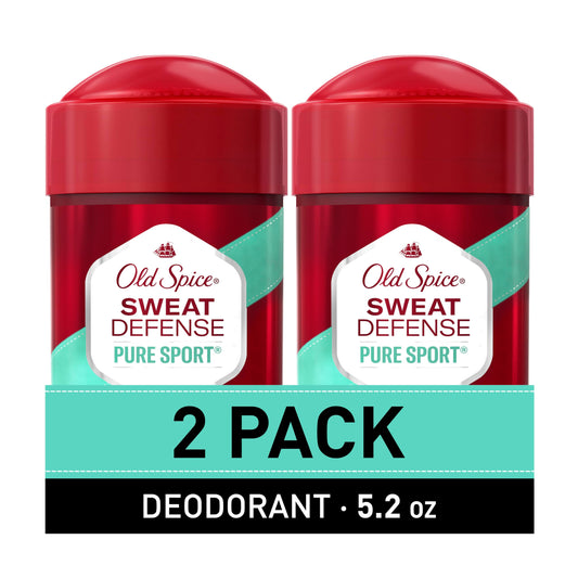Old Spice Sweat Defense Soft Solid pack of 2 with lemon-lime scent for all-day freshness.
