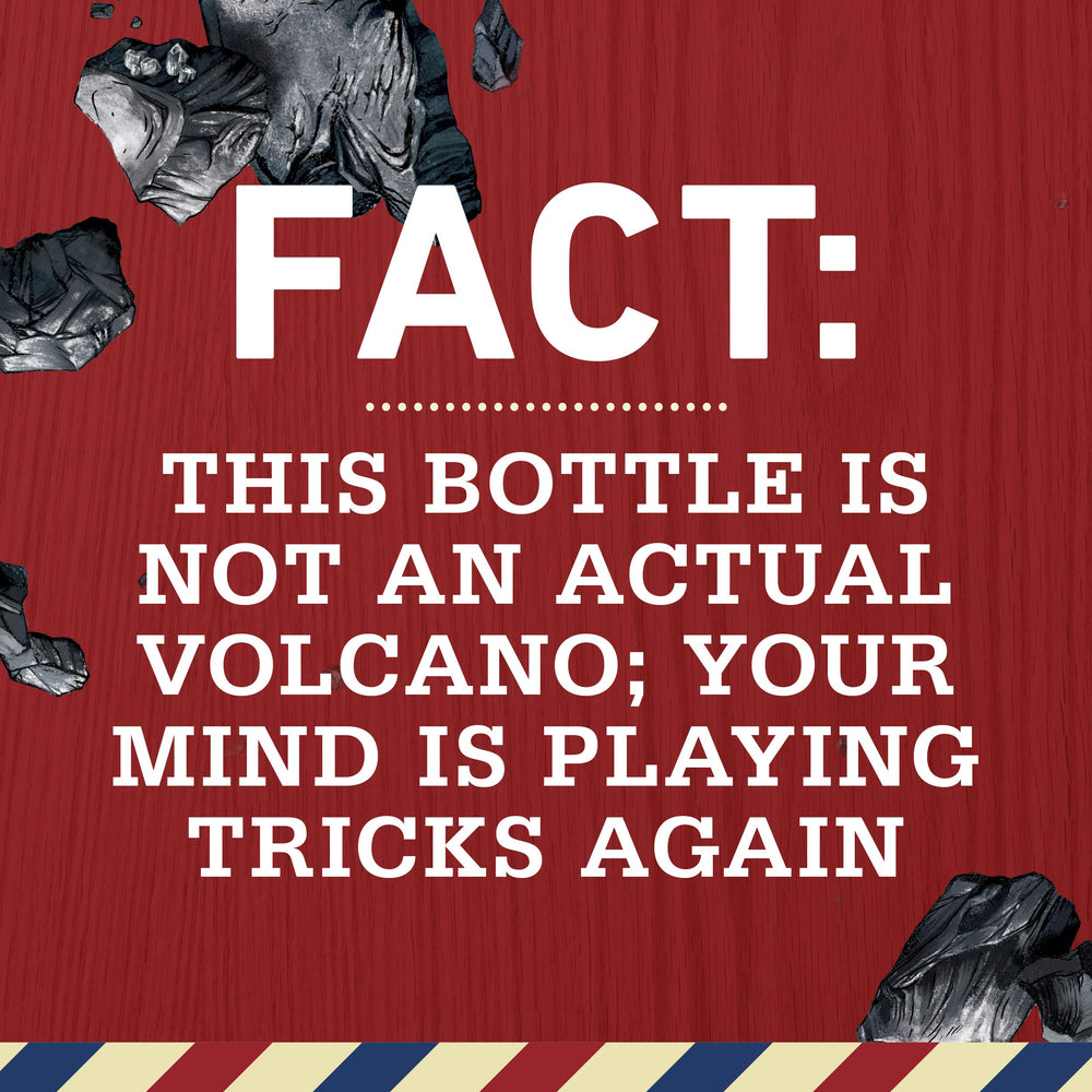 Old Spice Volcano shampoo rinse with water spray, leaving hair feeling clean and refreshed