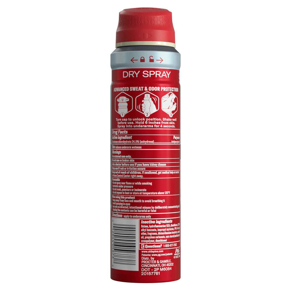 Old Spice Volcano packaging and label highlight cedar notes and amber richness.