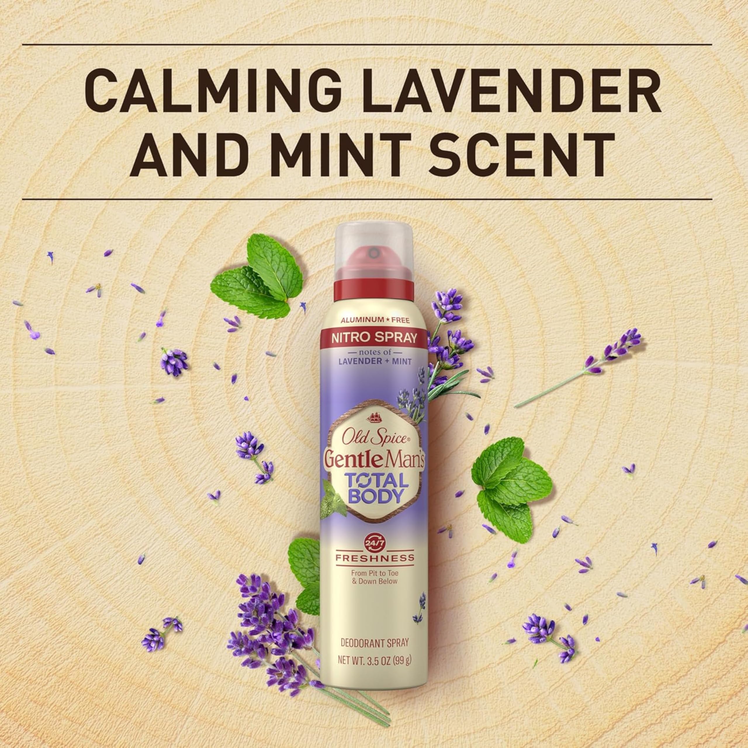 Old Spice deodorant fast-drying spray helps you feel dry and ready.