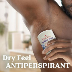 Old Spice Wilderness bottle cap close-up emphasizes invisible finish