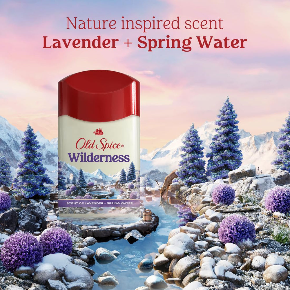 Old Spice Wilderness pack of two anti-perspirants for extended use