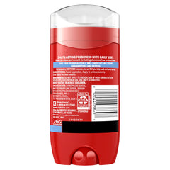 Old Spice Wolfthorn goes on clear with no residue on clothing
