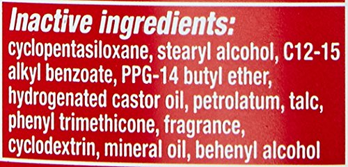Old Spice Wolfthorn solid stick washes off cleanly after use.