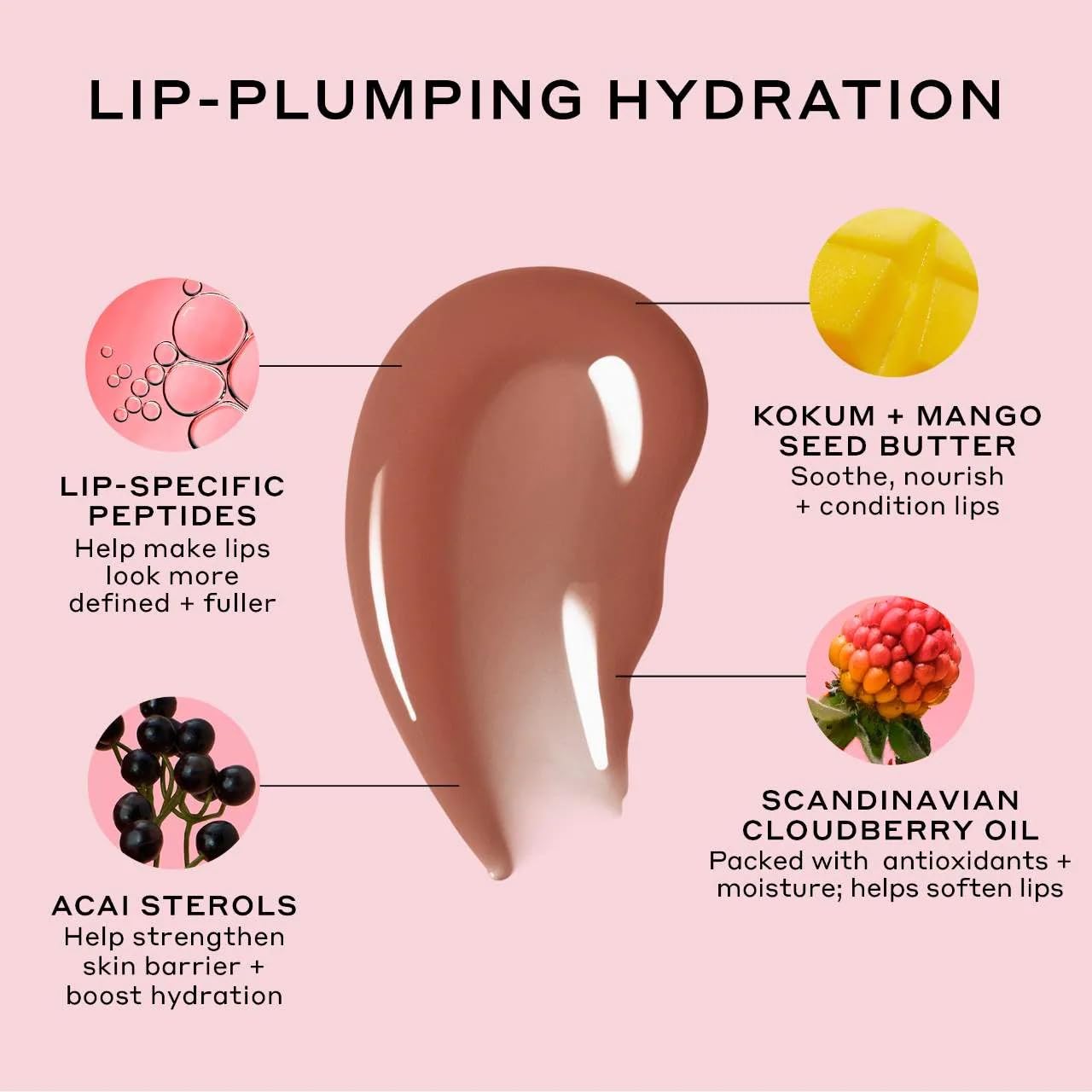Ole Henriksen Pout Preserve Lip Treatment Creme Brulee application highlights hydrating formula for smoother lips