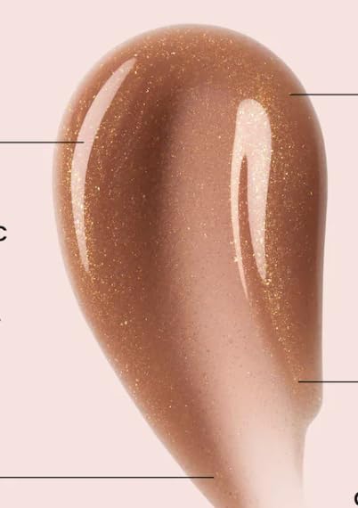 Ole Henriksen Pout Preserve Lip Treatment swatch shows shimmery finish and creamy hydration