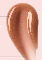 Ole Henriksen Pout Preserve Lip Treatment swatch shows shimmery finish and creamy hydration