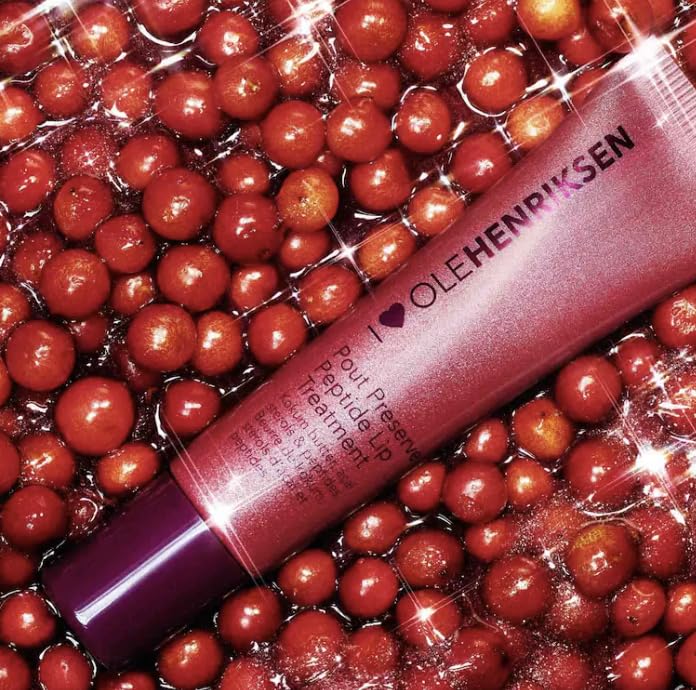 Ole Henriksen Pout Preserve Lingonberry Glimmer texture with a radiant finish
