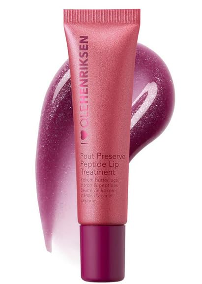 Ole Henriksen Pout Preserve Glimmer Citrus Sunshine on lips enhances brightness with a polished finish.