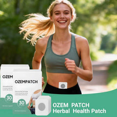 Easy-to-remove OLEVRALIS Ozem Patch around the abdomen before bed
