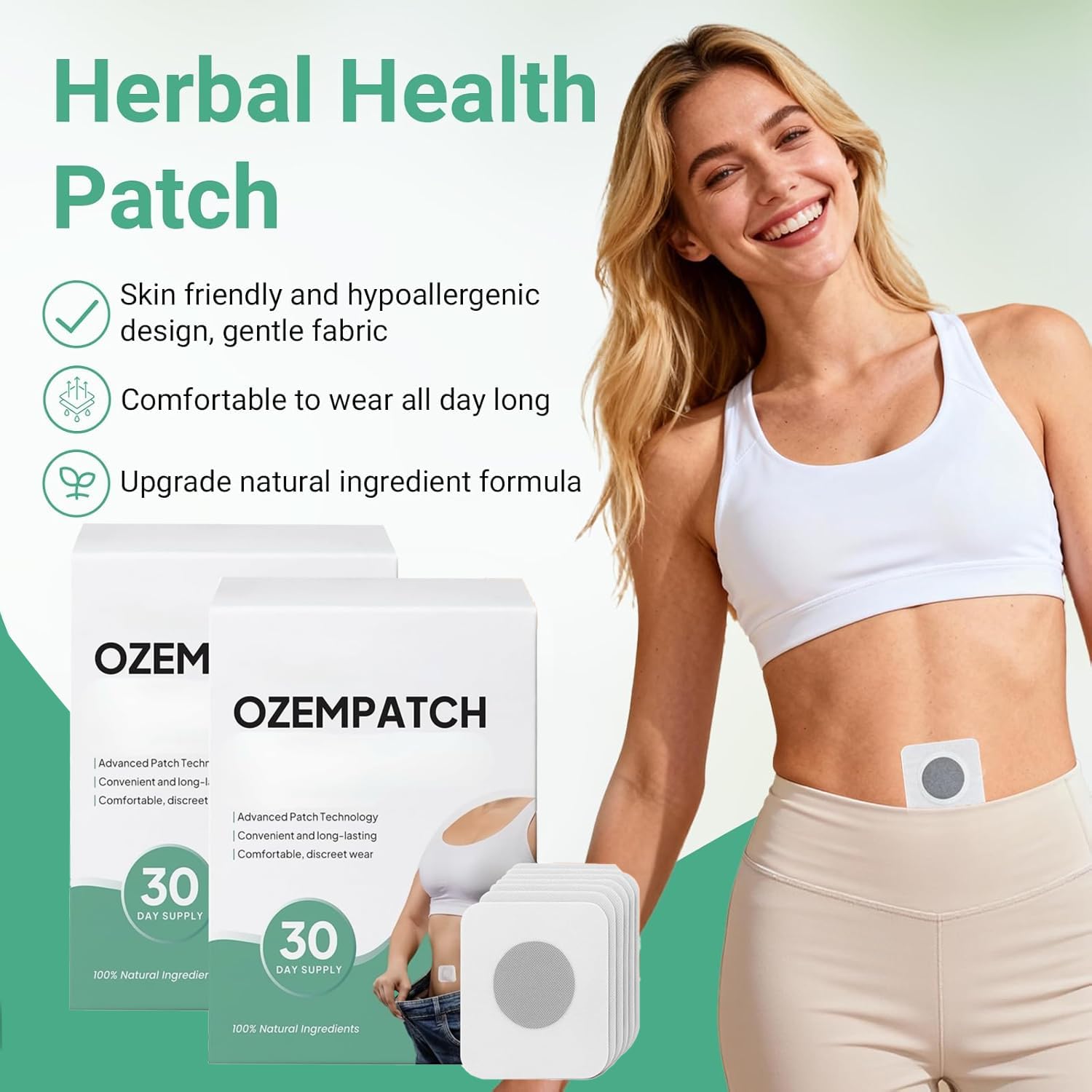 Close-up of Olem Patch showing strong night-time adhesion for discreet wear