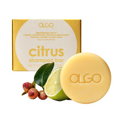 OLGO Citrus Shampoo Bar packaging highlights eco-friendly design for sustainable routines.