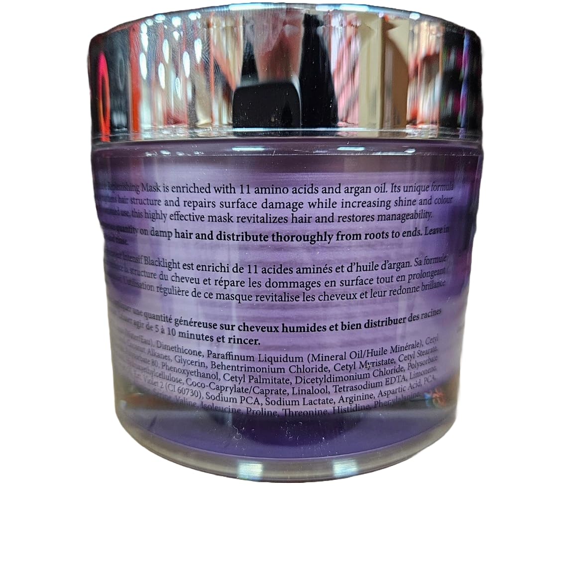 Oligo Blacklight hair masque nourishing highlights and added shine