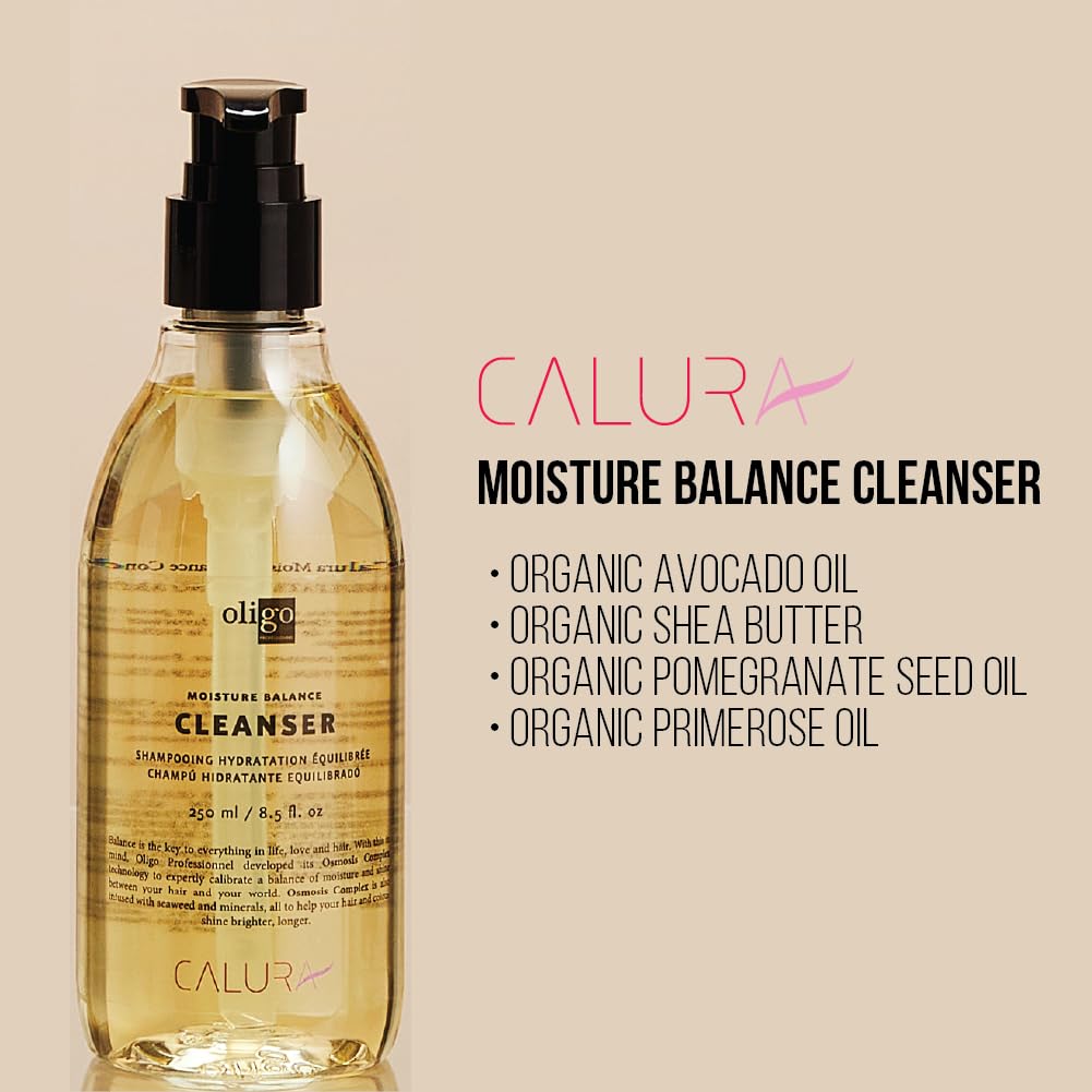Oligo Calura Moisture Balance Cleanser rich lather emphasizing minerals