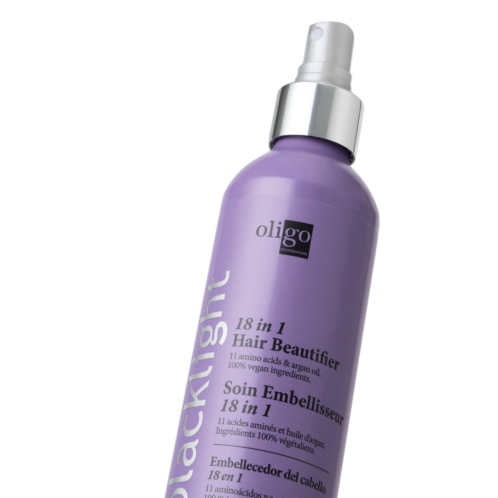 Oligo Professionnel Blacklight leave-in conditioner enables easy detangling