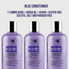 Oligo Professionnel Blacklight Blue Conditioner includes argan oil for shine and hydration.