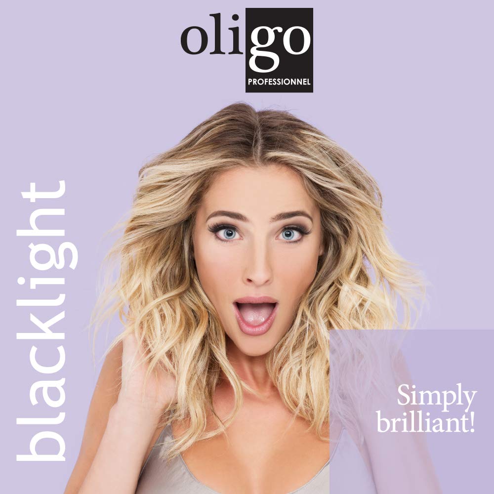 Oligo Professionnel Blacklight Dry Shampoo 7oz bottle ready for on-the-go refresh.