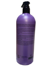 Oligo Professionnel Blacklight shampoo color-treated hair visuals suggest boost shine.