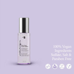Oligo Professionnel Blacklight Shine Drops amber-oil-closeup highlights lightweight, fast-absorbing formula for frizz control.