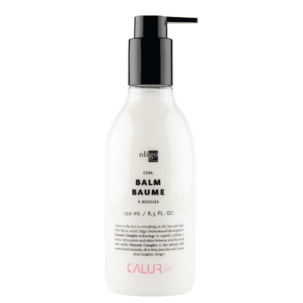 Oligo Calura Curl Balm defines curls with mineral-rich texture for damp-to-dry styling