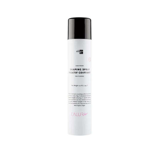 Oligo Professionnel Calura hairspray bottle offering flexible hold for all hair types