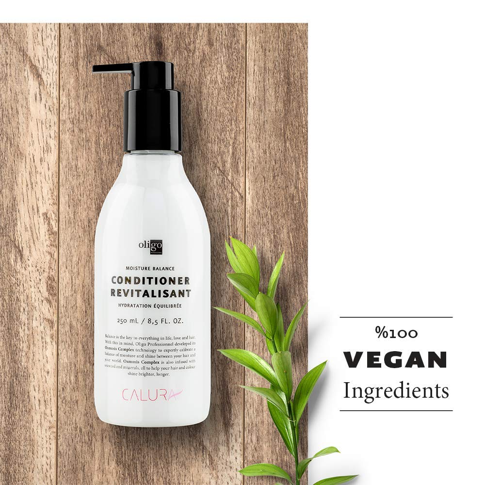 Oligo Calura Moisture Balance conditioner detangles curls for smoother styling