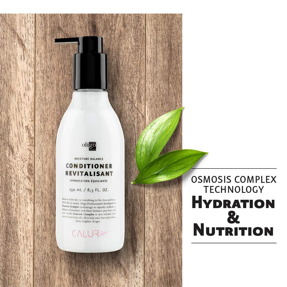 Oligo Calura conditioner ingredients highlight seaweed and minerals for nourishment