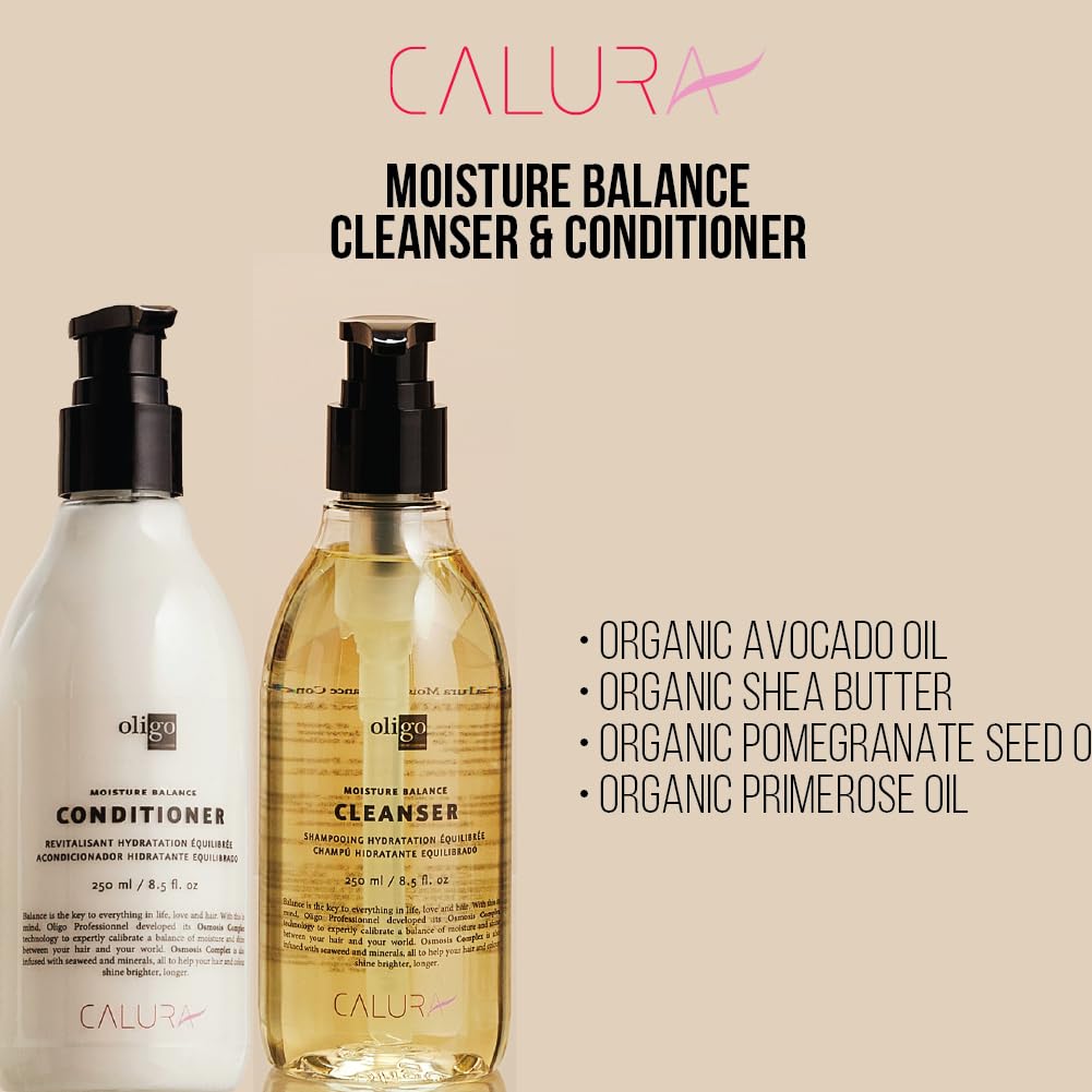 Oligo Professionnel Calura Moisture Balance foam close-up showing rich lather.