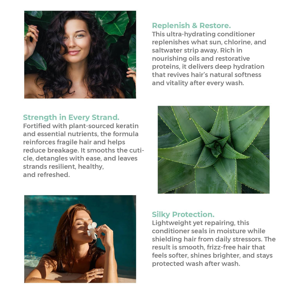Packaging display of OLIOLI Hydrating Repair Conditioner highlights clean beauty