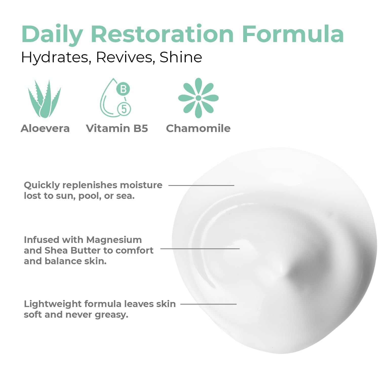 Aloe vera emphasis on OLIOLI Replenishing Body Lotion