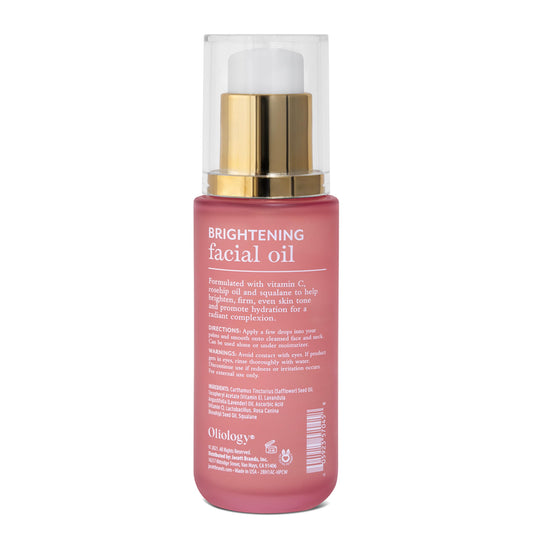 Oliology Brightening Facial Oil rosehip dropper nourishes and balances skin