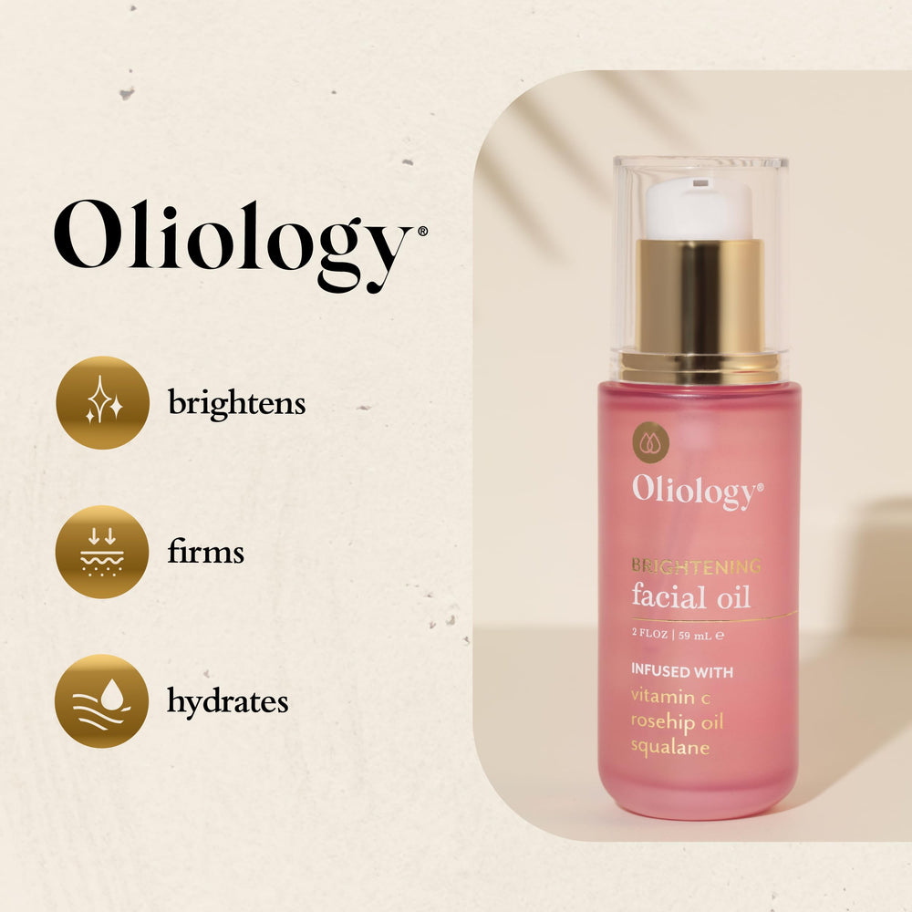 Oliology Brightening Facial Oil vitamin C glow promotes refreshed, even-toned luminosity