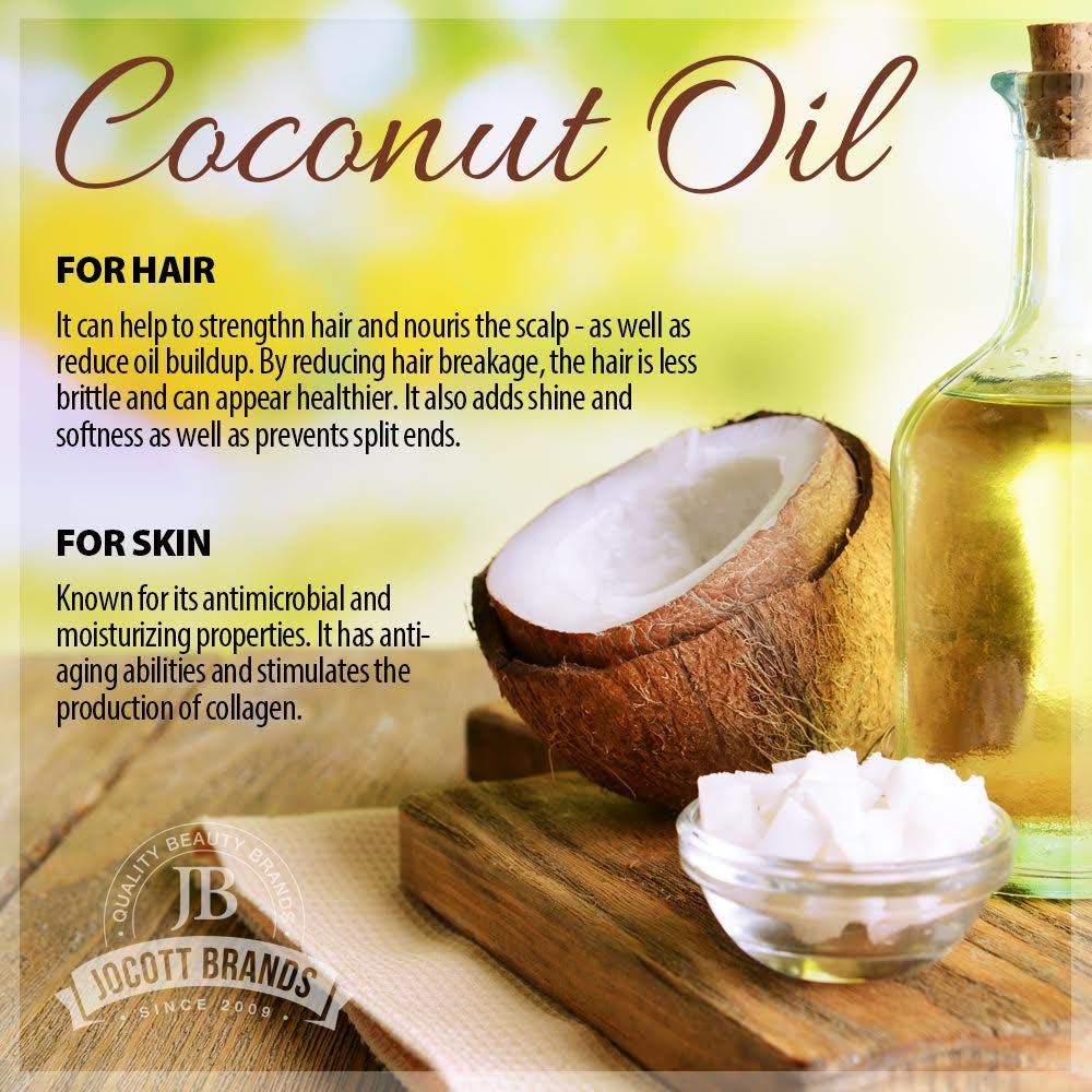 Oliology detangles hair with coconut oil for reduced styling effort.