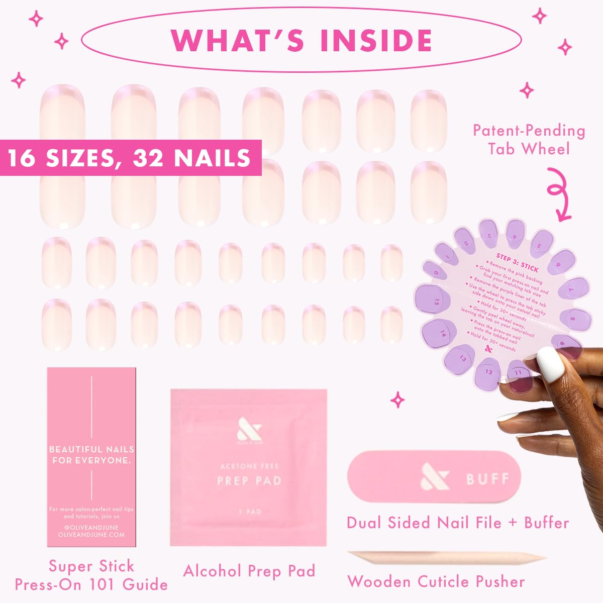 Olive & June wear-tested manicure lasting up to seven days.