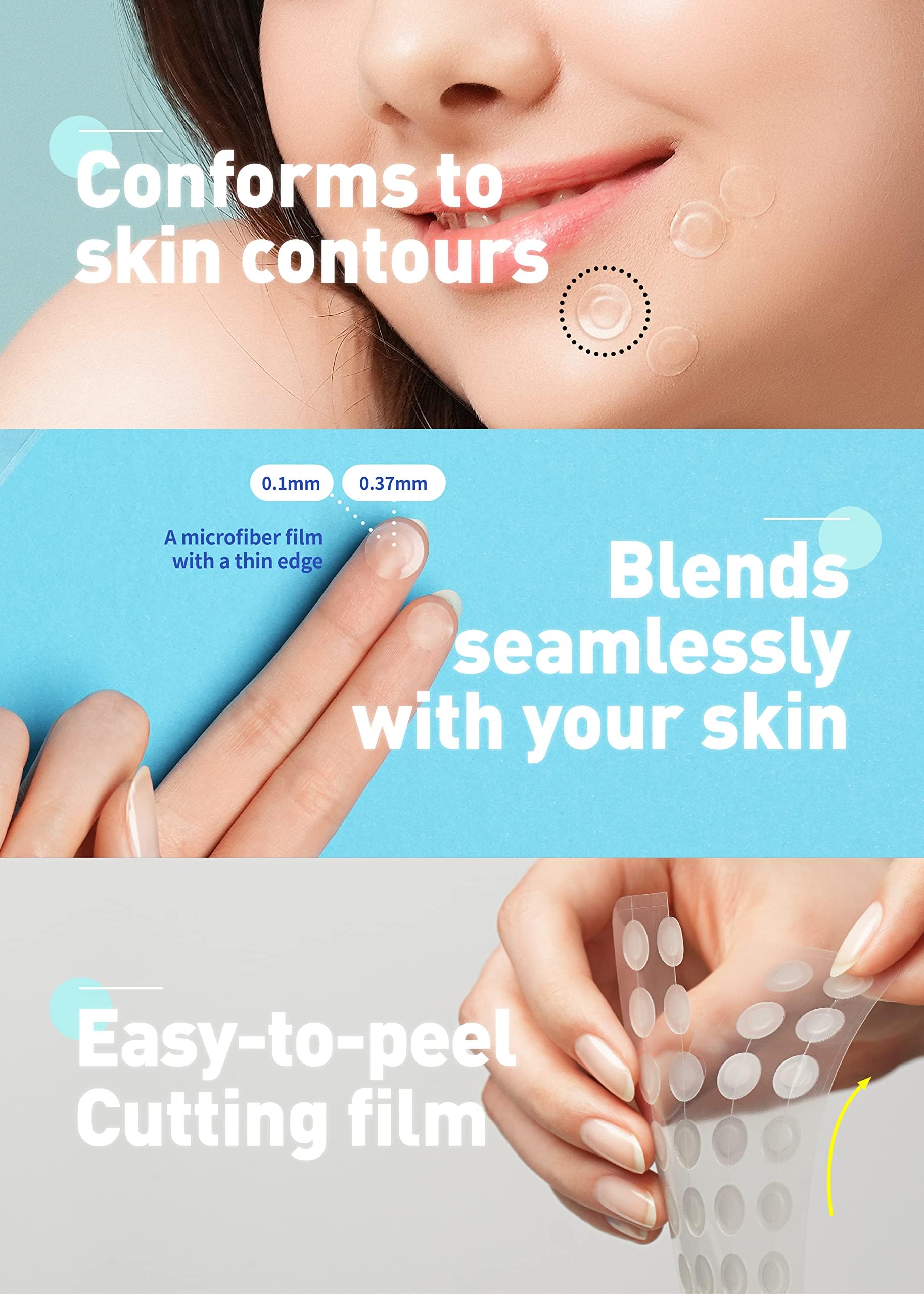 Travel-friendly OLIVE YOUNG Care Plus Spot Patch for on-the-go coverage