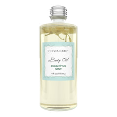 Olivia Care eucalyptus mint scent evokes calm and relaxation.