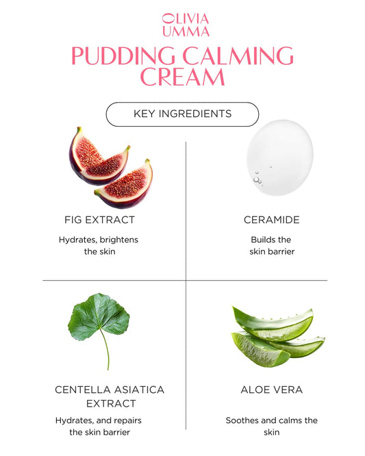 OLIVIAUMMA Fig extract cream packaging signals soothing daily care