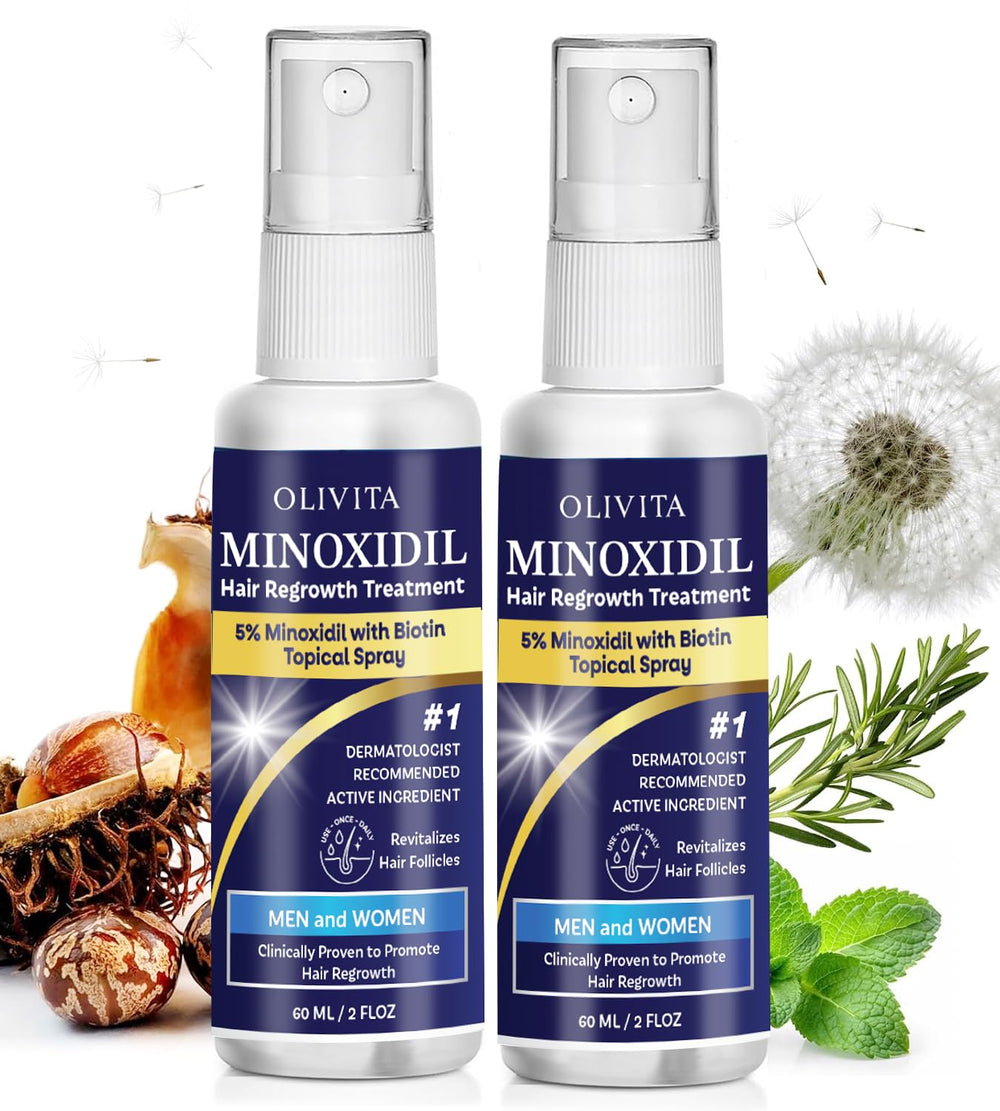 OLIVITA Hair Growth Spray bottle ready for daily use and easy application.
