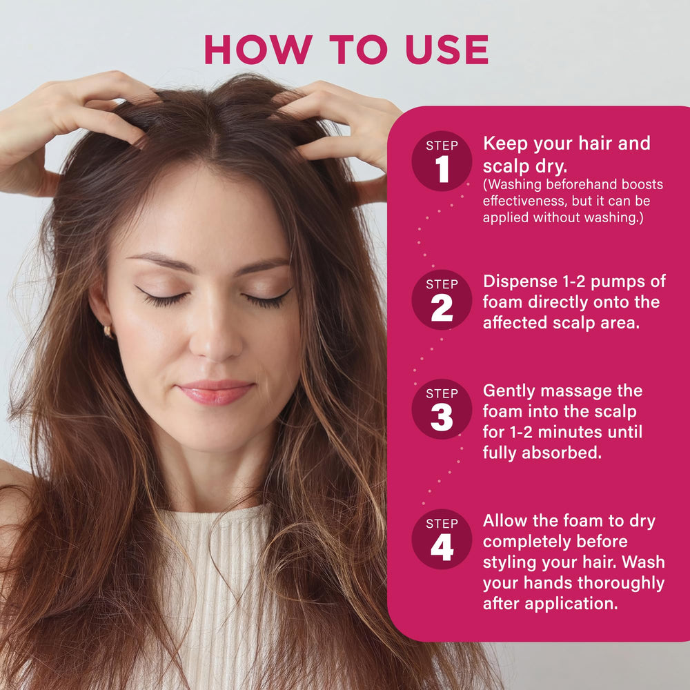 OLIVITA thicker-looking hair area under styling demonstrates fullness.
