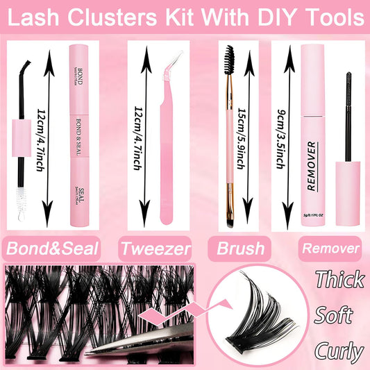 OLLAVO Bond and Seal with tweezers for secure, long-lasting wear