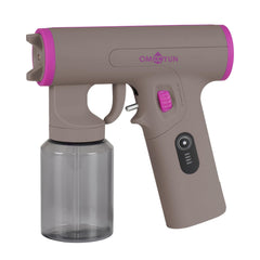 OMCCYUN portable cordless spray tan gun for on-the-go tanning.