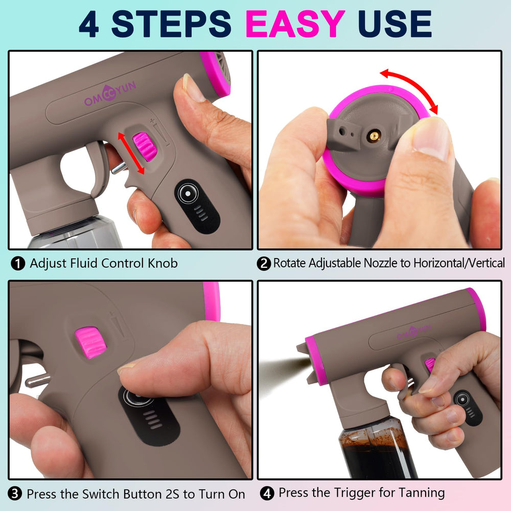 OMCCYUN travel-friendly design fits in a bag for beach or salon use.